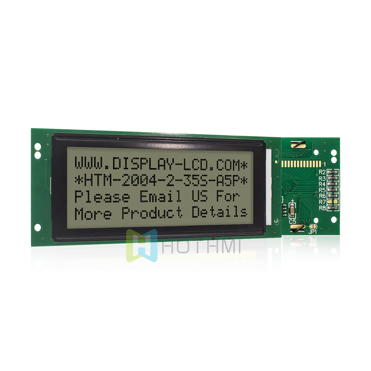 4X20 character LCD module/FSTN positive RGB display/with red, green and blue backlight/Arduino/full transflective LCD display/5.0v