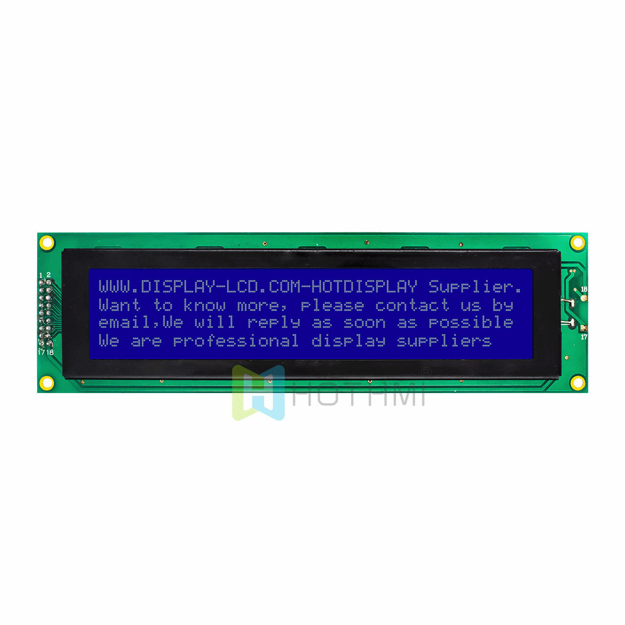40X4 Character LCD Module | STN(-) With White Backlight For Arduino