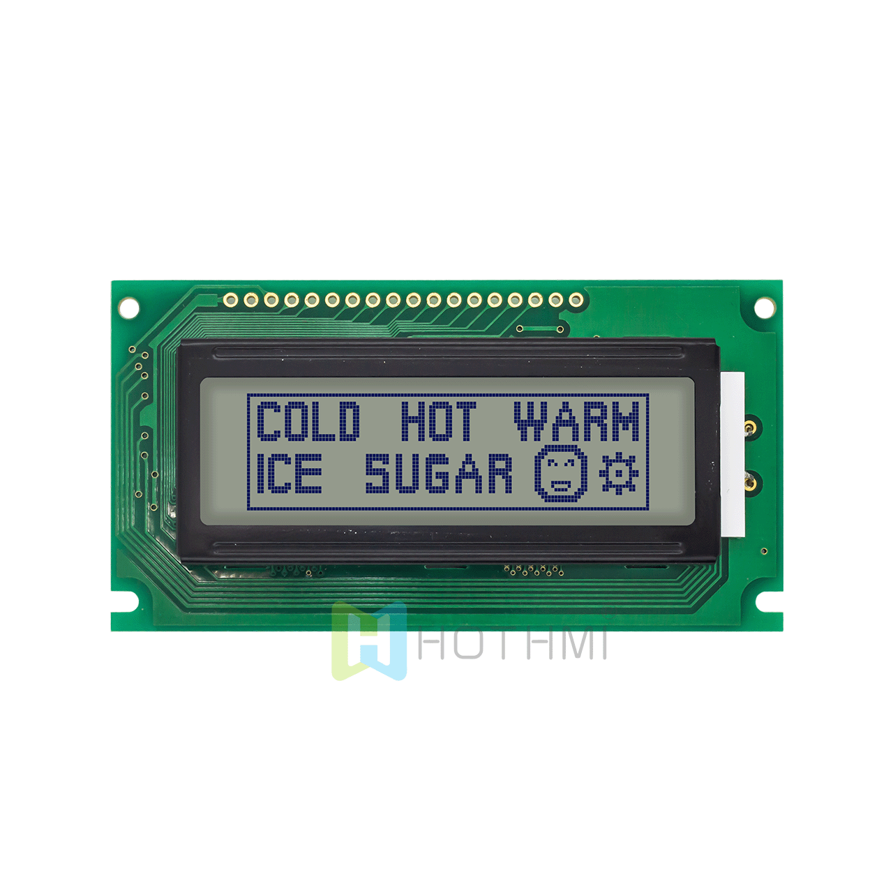 122x32 Graphic LCD Module | DFSTN-Black Display With White Backlight