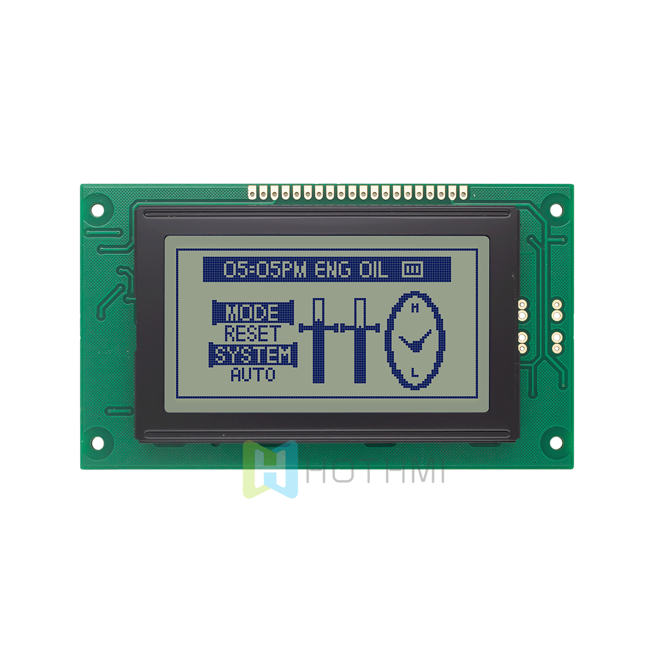 3.2" 128X64 Graphic LCD Module | White Backlight | STN(+) | Arduino | KS0107+KS0108 or compatible