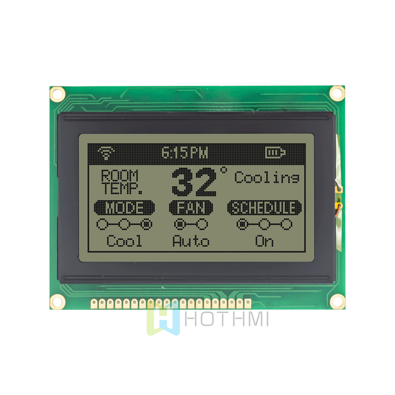 3.2"white background graphic display/128x64 graphic LCD module/FSTN forward/white gray image/KS0108/ks0107 or compatible