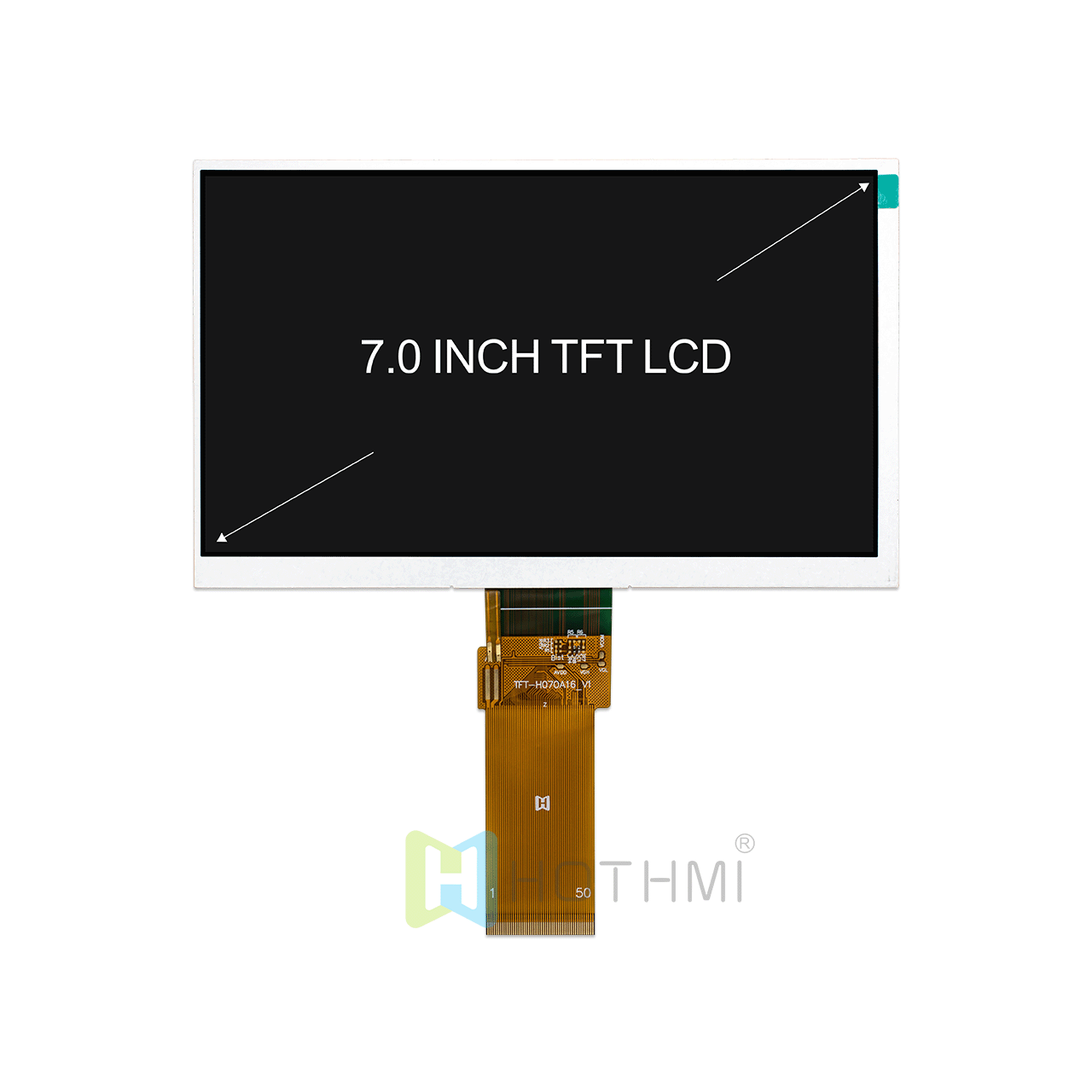 7 Inch TFT LCD Display Module | 800x480 Resolution Sunlight Readable
