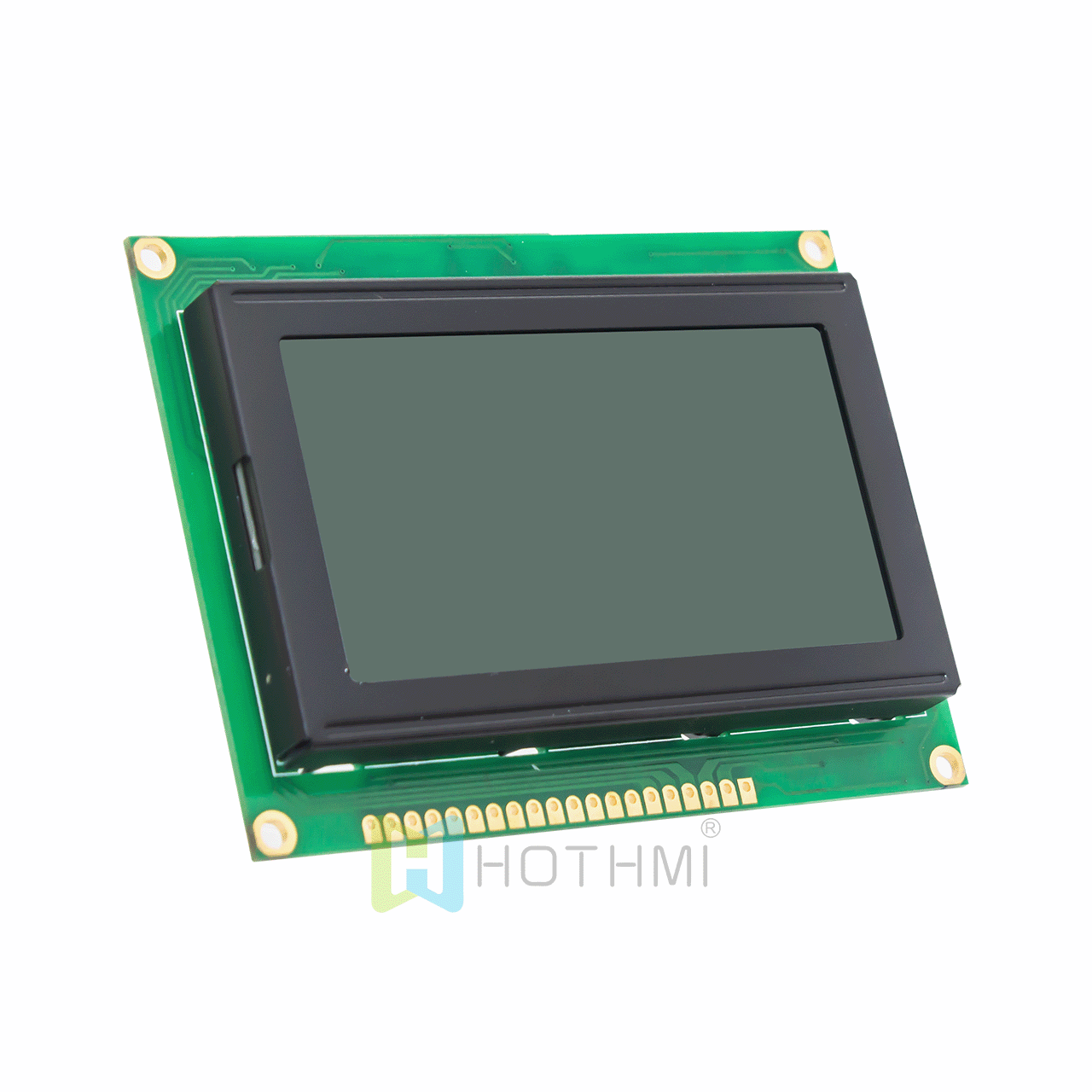128 x 64 Graphic LCD Module | STN+ With Yellow-Green Backlight