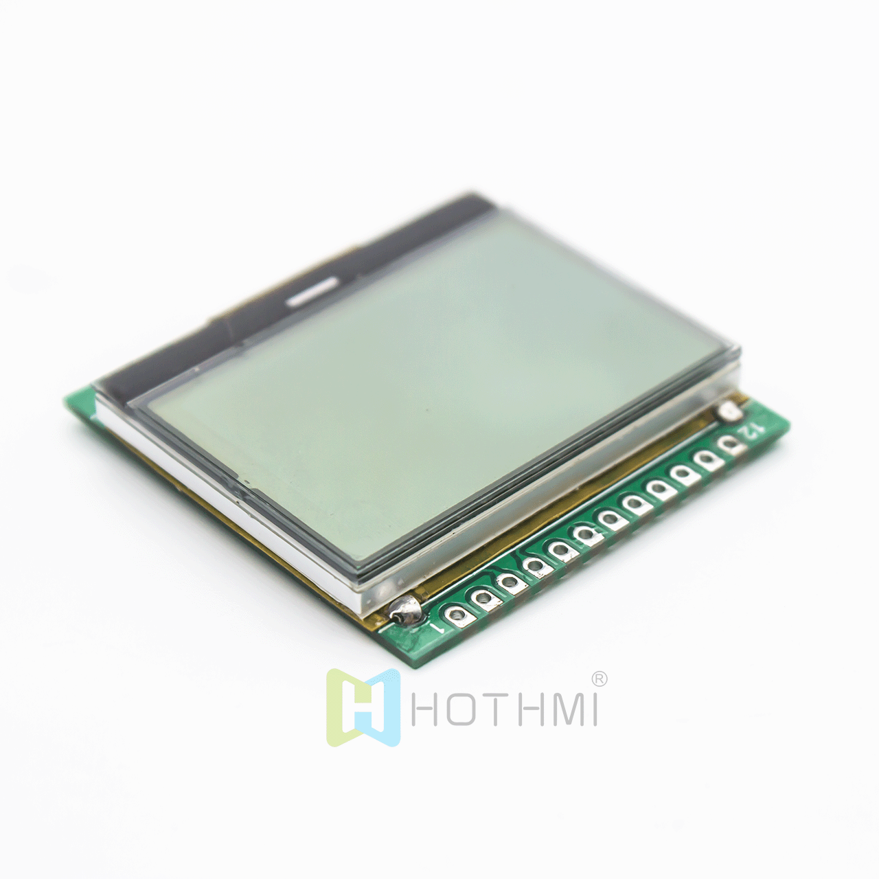 128x64 Yellow-green backlight graphic LCD module/graphic COB module/1.7-inch graphic LCD display/ST7567 controller/SPI