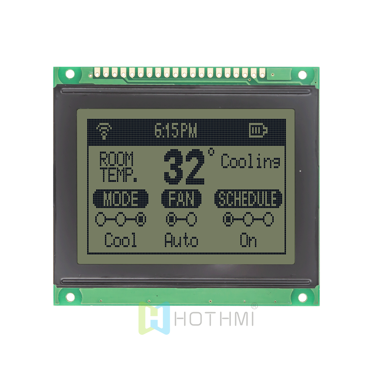 128x64 Graphic LCD Display Module | FSTN+ With White Backlight For Arduino