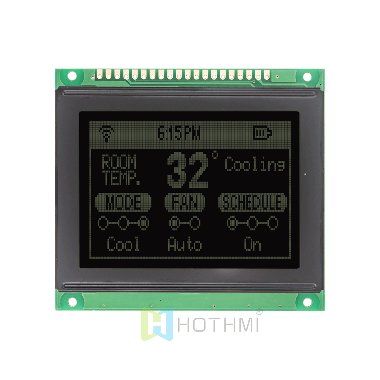 3 inch Arduino Graphic LCD Display | 128x64 Graphic Dot Matrix LCD Module | Compatible with KS0108 | DFSTN Negative Display