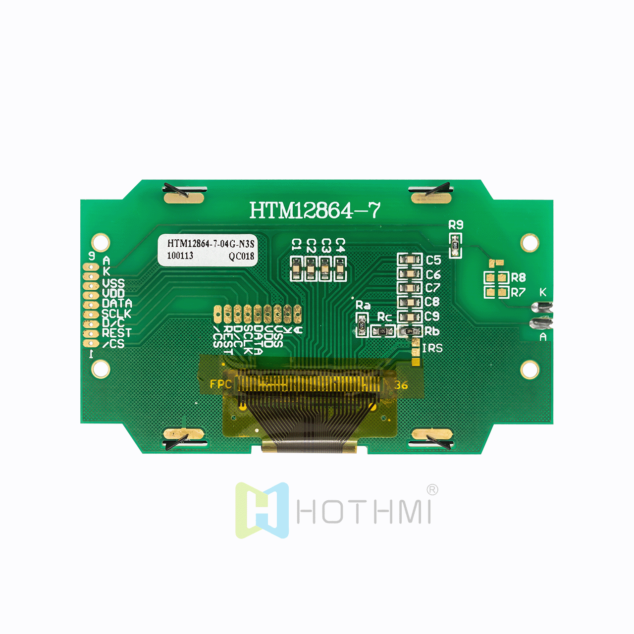 3" Blue Background White Font 128x64 Graphic LCD Display Module | ST7565R | SPI for Arduino