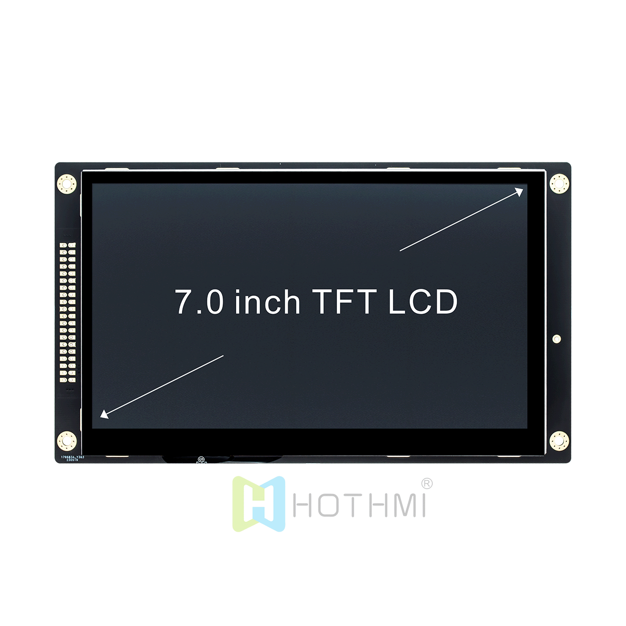 7" TFT LCD Display Module | 1024x600 Resolution With Capacitive Touch
