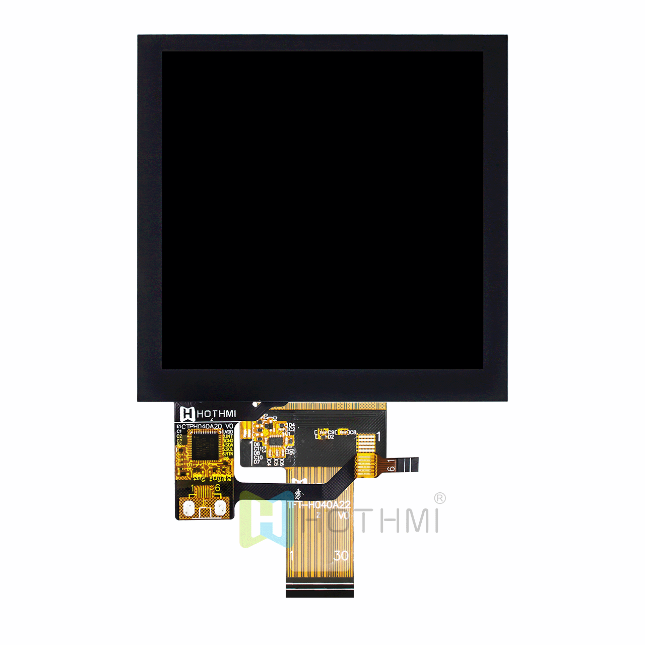 4 Inch Square TFT LCD Module Display With Capacitive Touch Screen