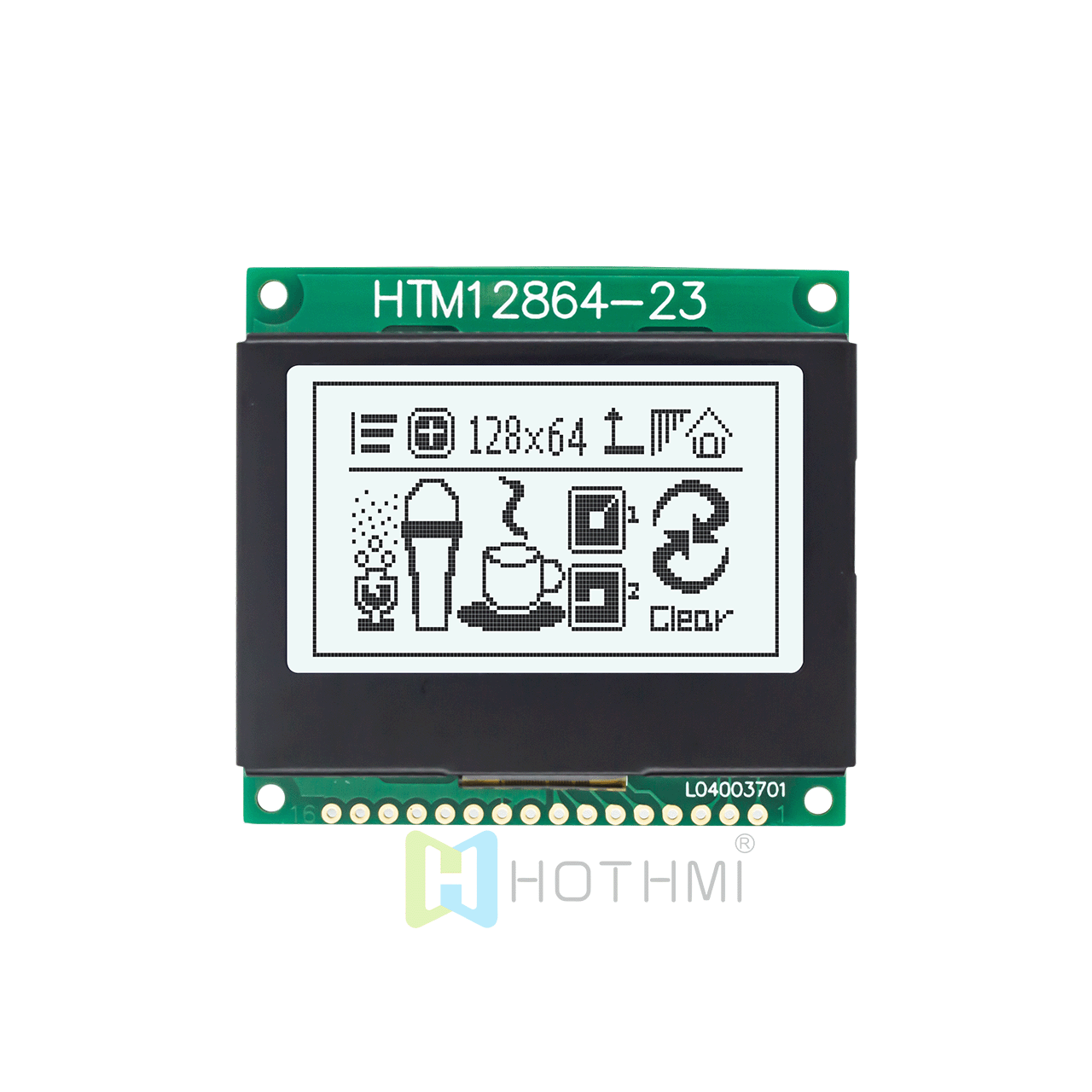 2.0 Inch Graphic LCD Module | ST7565 Controller With White Backlight