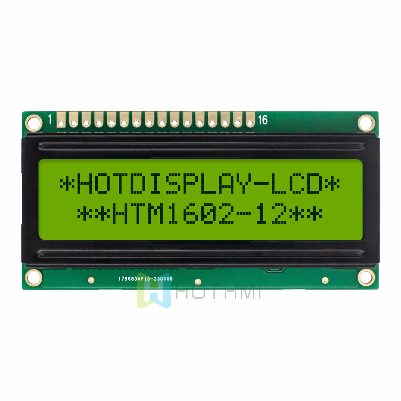 Character LCD Modules Yellow/Green 2X16 Backlight LCD with STN+ Yellow/Green Display Arduino display