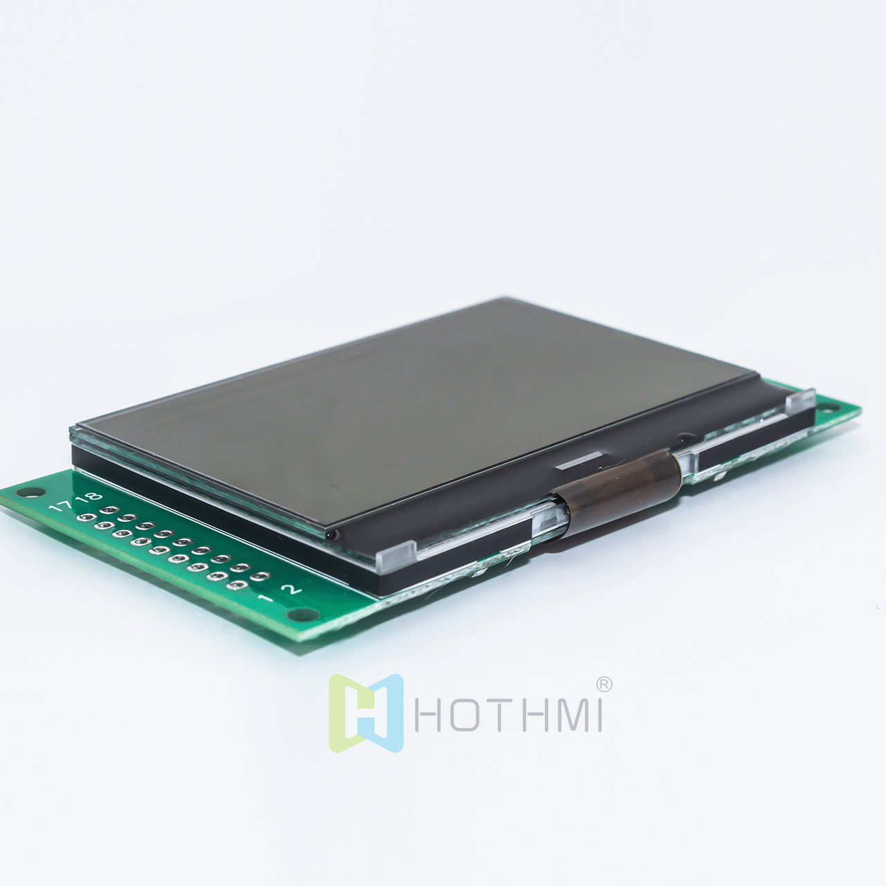 2.4-inch 132x64 LCD graphic LCD screen/132 X 64 graphic dot matrix LCD module/DFSTN negative display/white text on black background