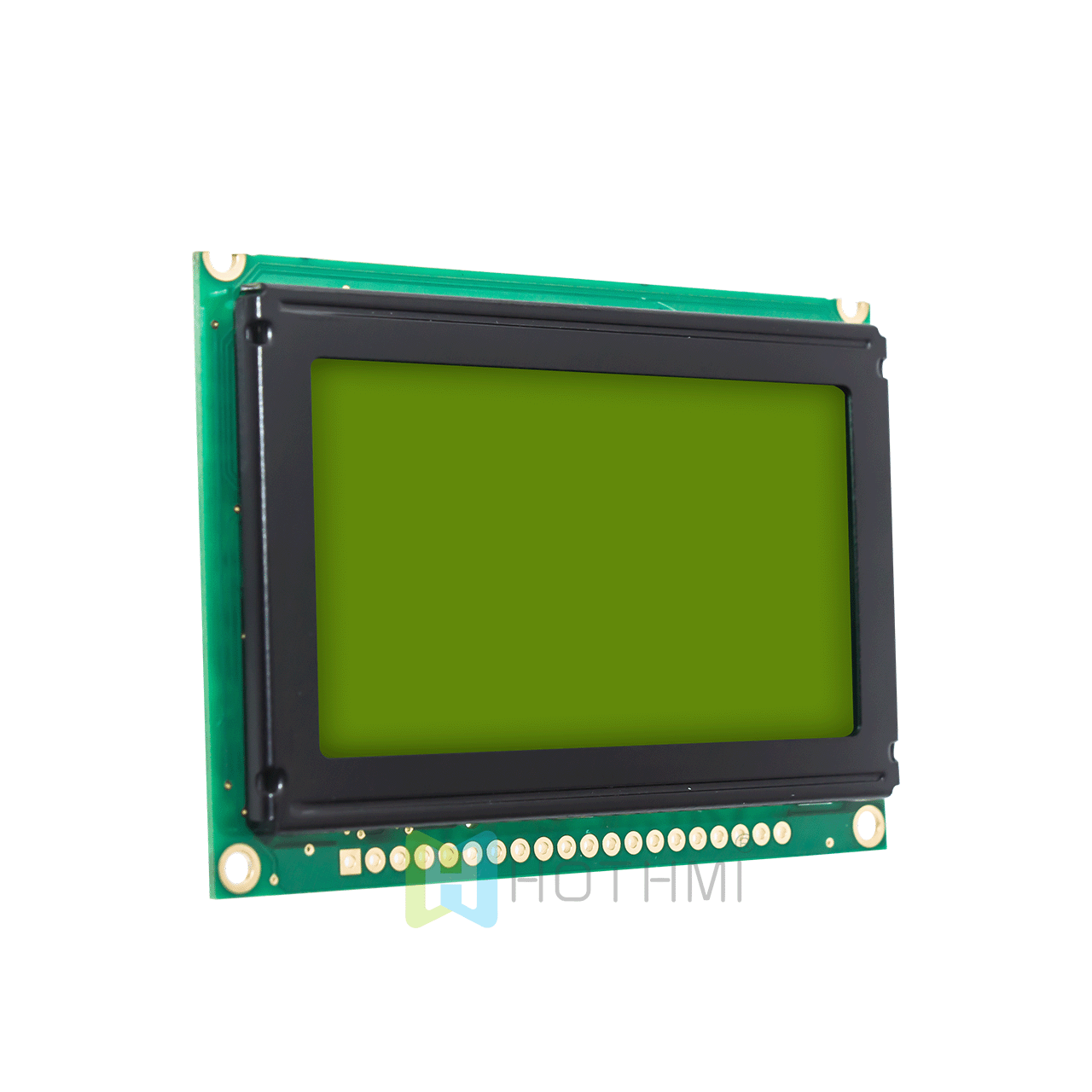 2.7" 128 x 64 Graphic LCD | 12864 Graphic LCD | STN + Yellow-Green Backlight | Transflective Polarizer