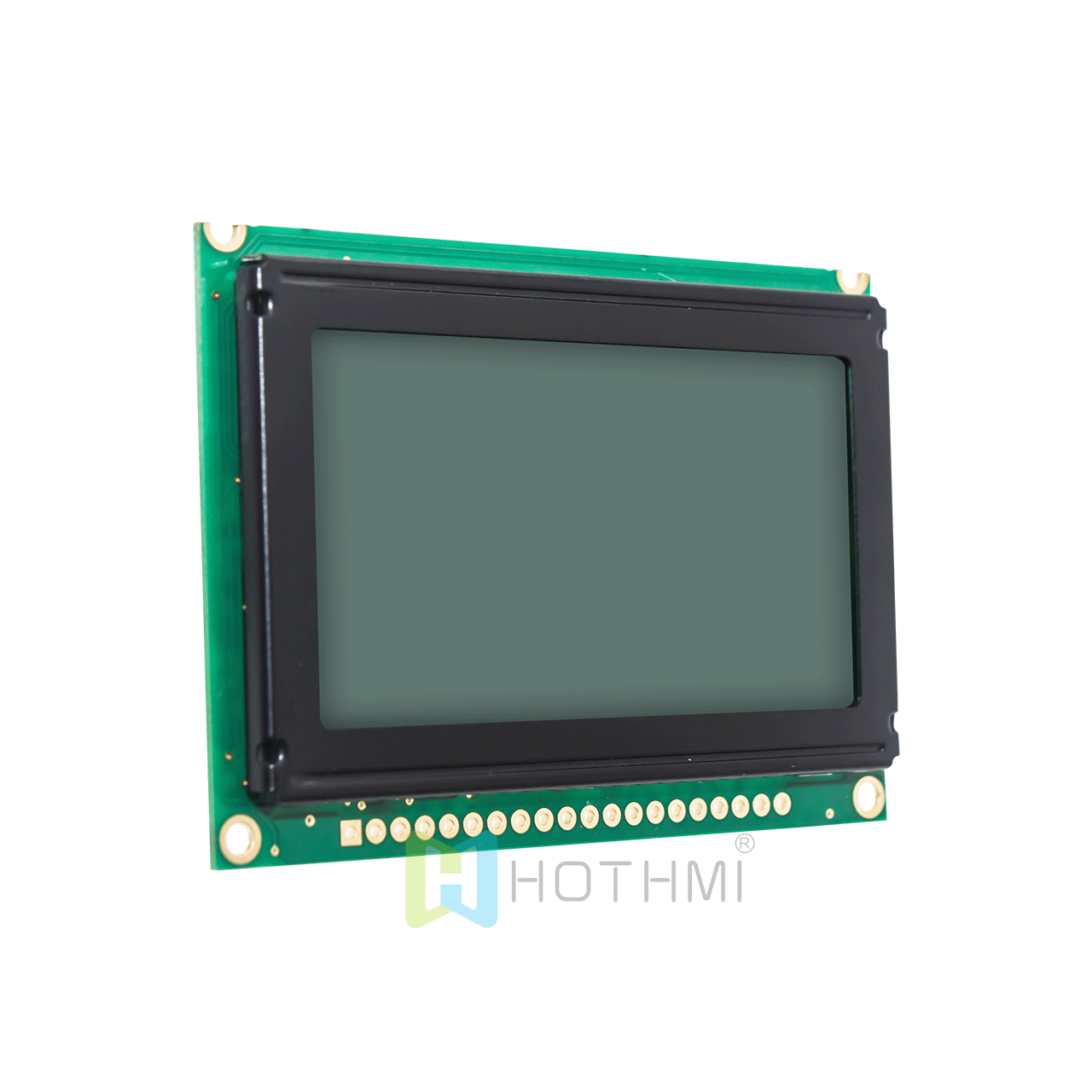 2.7 inch 128x64 LCD Graphic Liquid Crystal Dot Matrix Module | STN Positive Display | Arduino | Gray Background Blue Text
