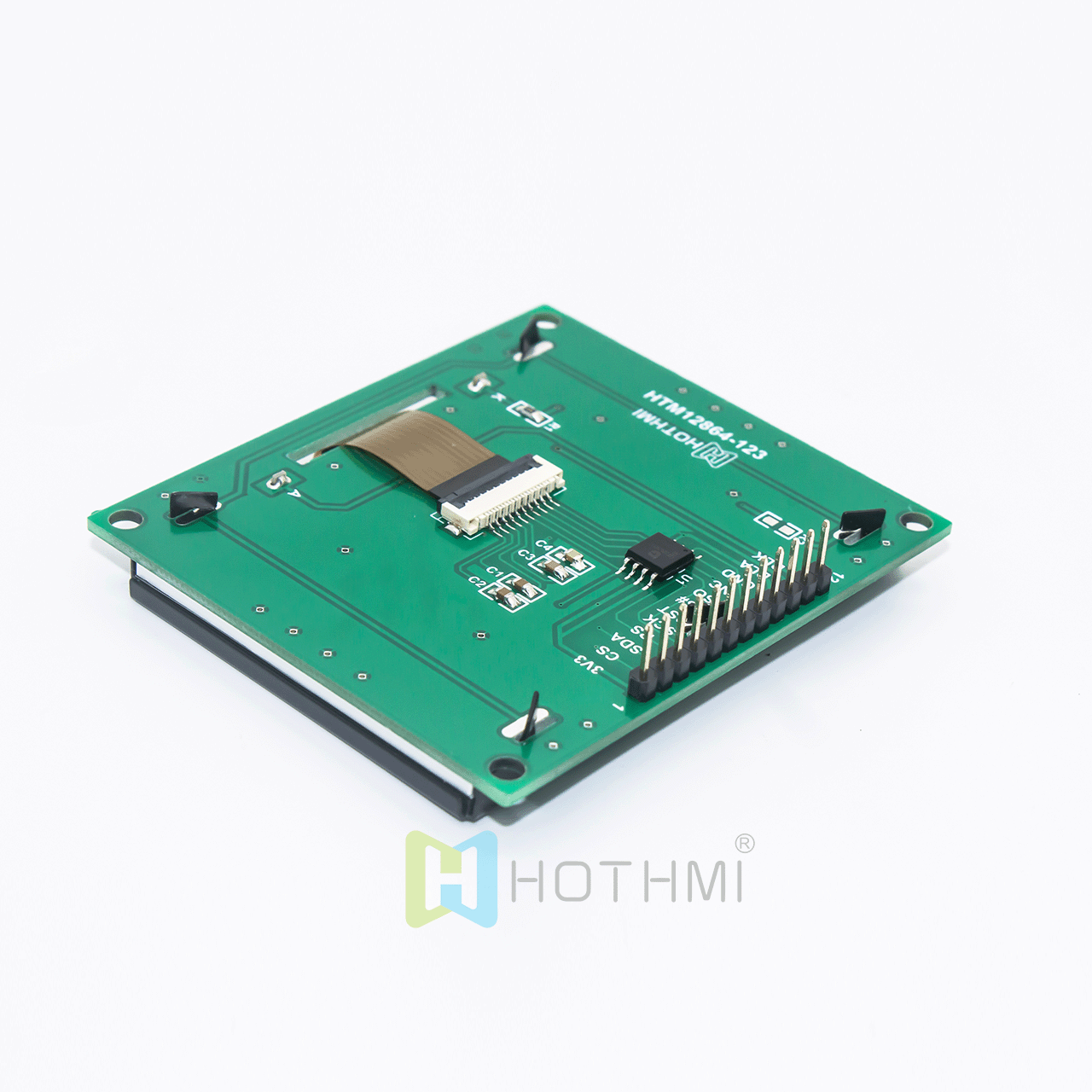 128x64 Graphic LCD Display Module | 3 Inch Graphic LCD Display Module | 3.3V | FSTN +RGB Red Green Blue Backlight | Arduino