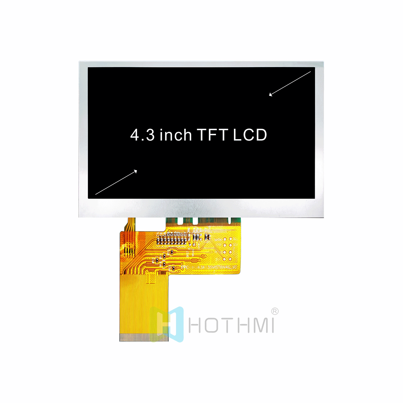 4.3" TFT LCD Display Module With LVDS Interface
