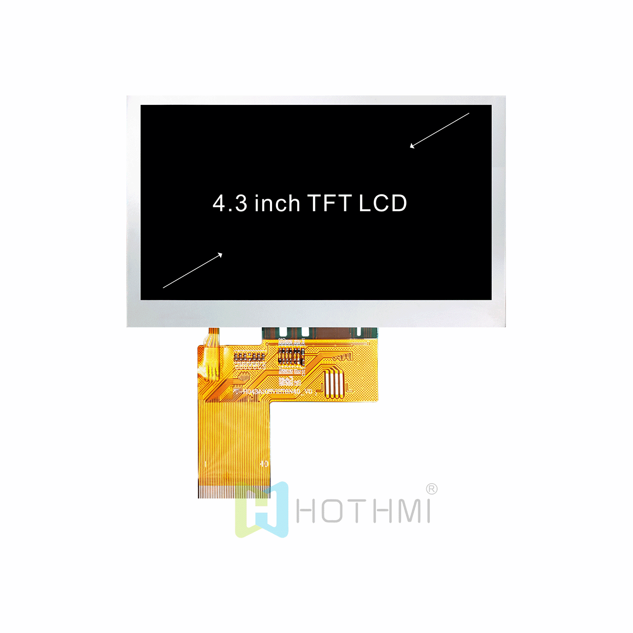 4.3 inch 800x480 TFT LCD Display Module With RGB Interface