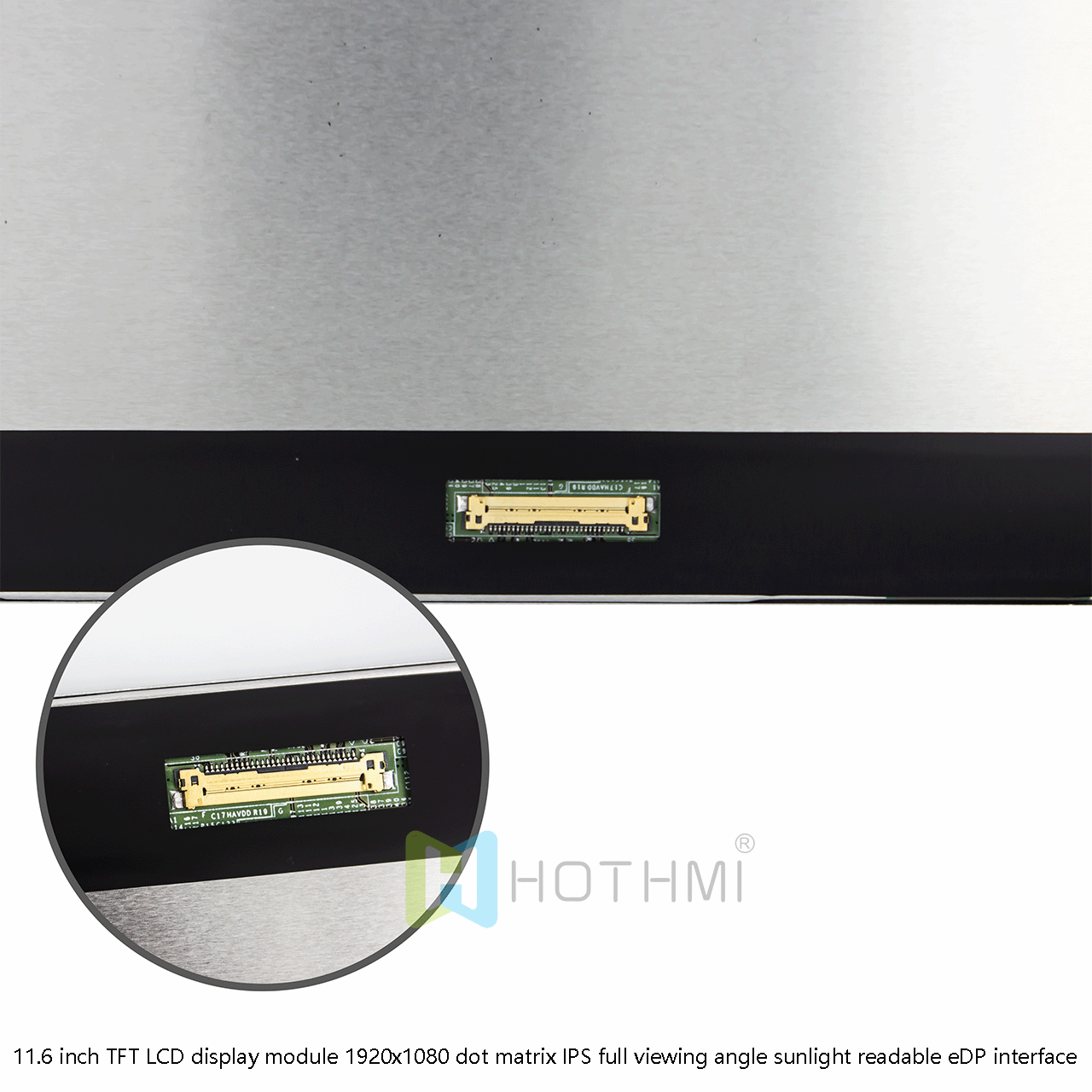 11.6 Inch TFT LCD Display Module | 1920x1080 With eDP Interface Sunlight Readable