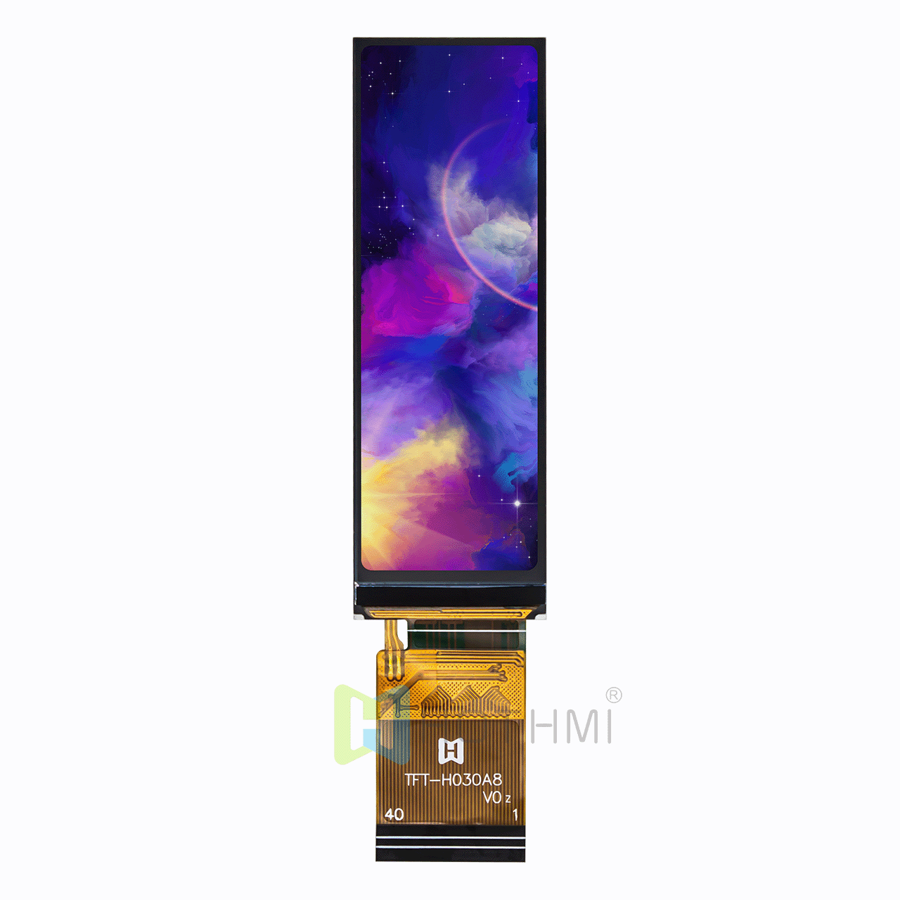 3 Inch TFT LCD Display 268x800 RGB Interface Sunlight Readable 