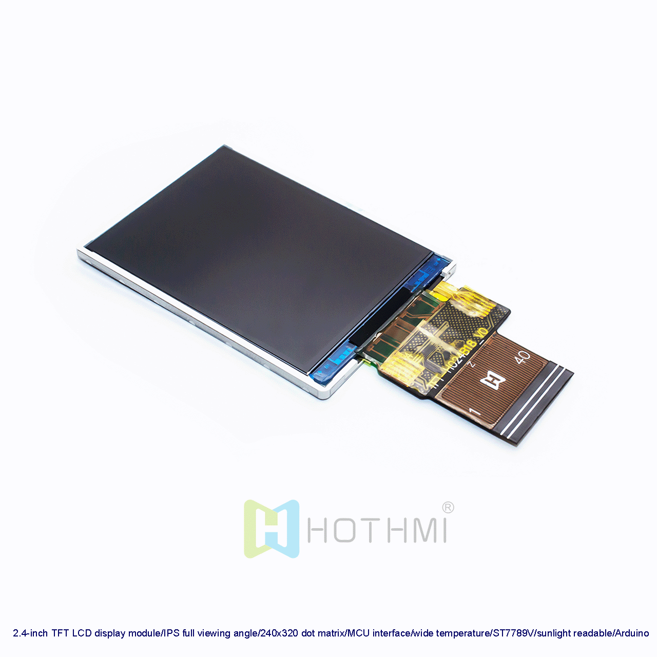 2.4-inch Sunlight Readable TFT LCD Display Module | 240x320 Resolution With ST7789V Controller