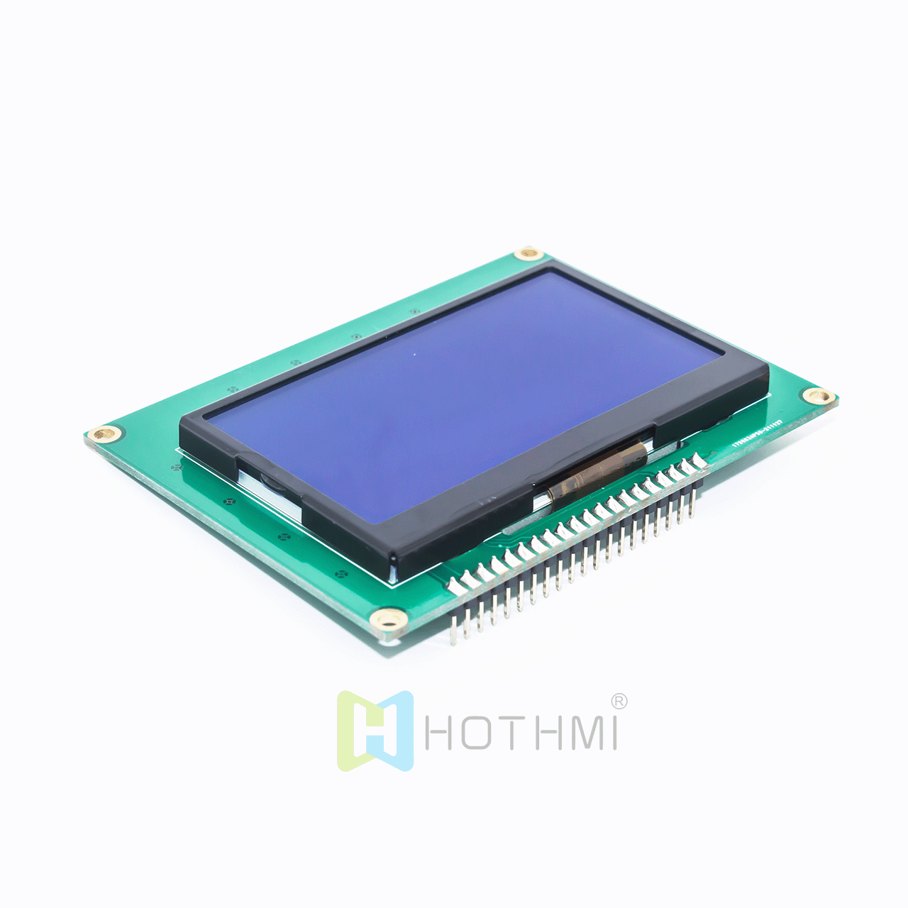 3.2 inch 128x64 Graphic LCD Display Module | Gray Text on White Background | SPI Interface | For Arduino | 3.3V | White Backlight