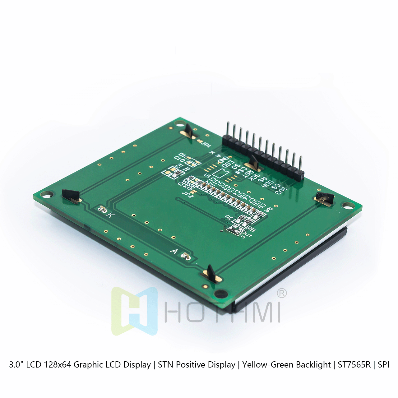 3.0" LCD 128x64 Graphic LCD Display | STN Positive Display | Yellow-Green Backlight | ST7565R | SPI arduino