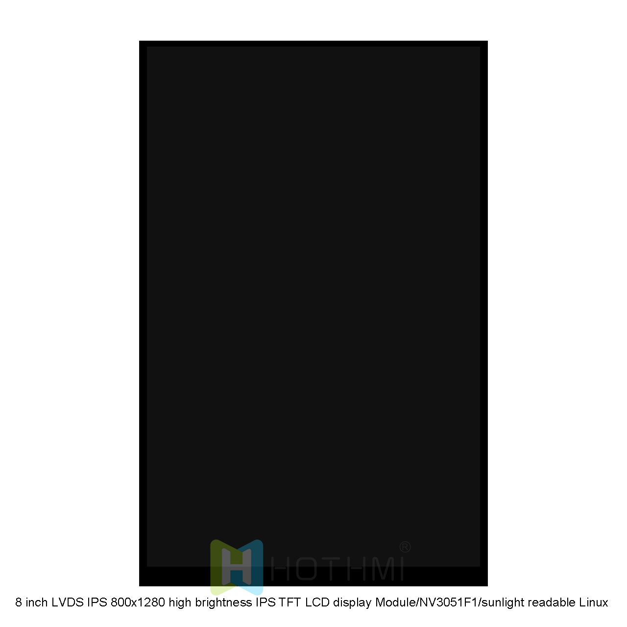 8.0 Inch TFT LCD Display Module With NV3051F1 Controller