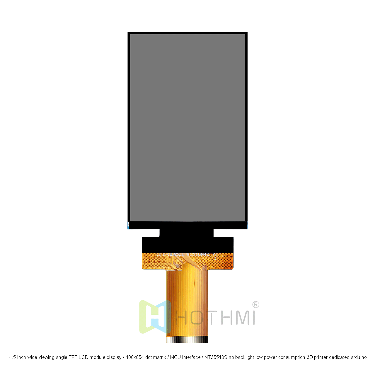 4.5 Inch TFT LCD Display | 480x854 With MCU Interface NT35510S Controller