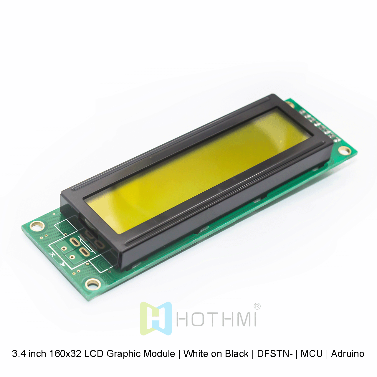 3.4 inch 160x32 LCD Graphic Module | White on Black | DFSTN- | MCU | Arduino