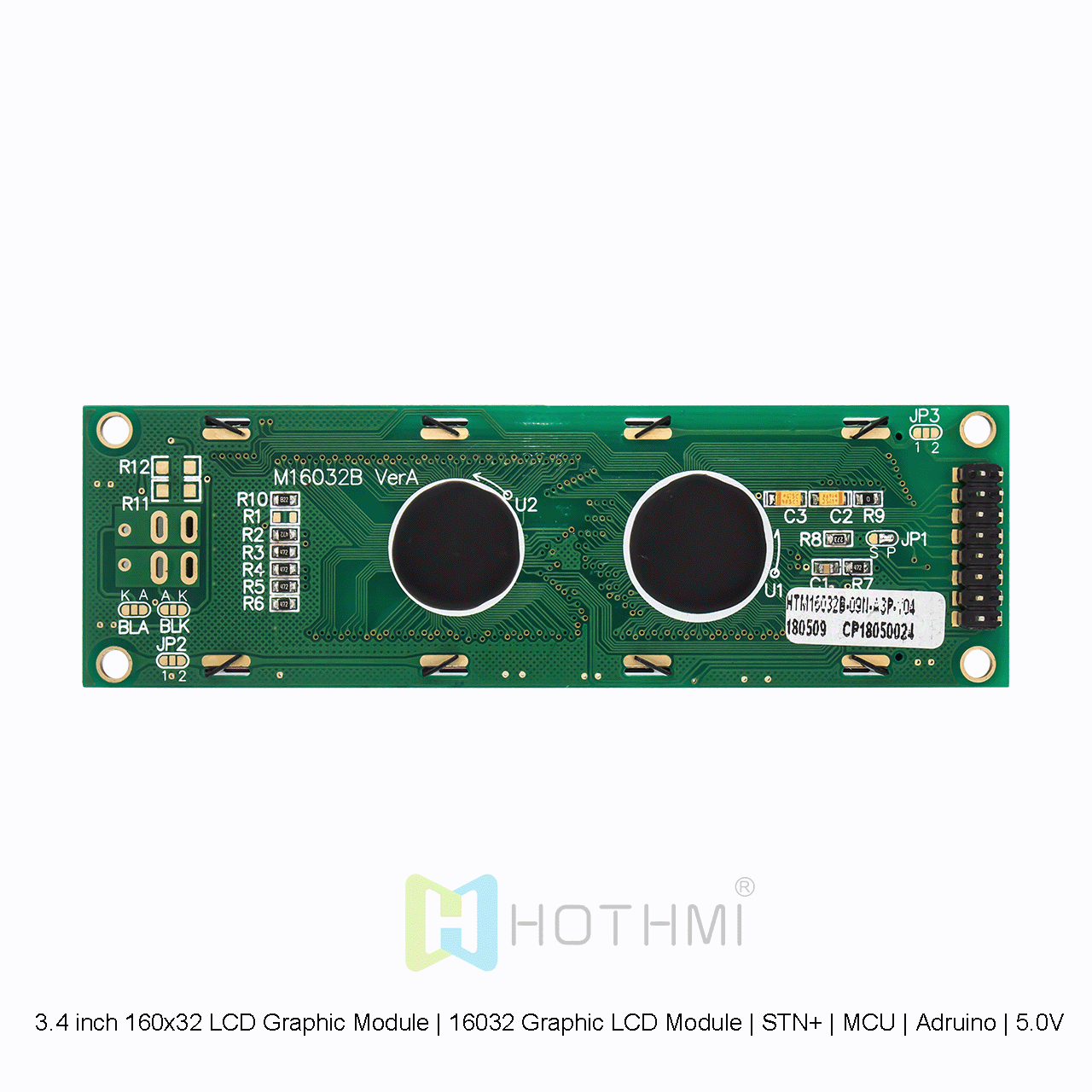 160x32 Graphic LCD Module | STN+Yellow-Green Backlight
