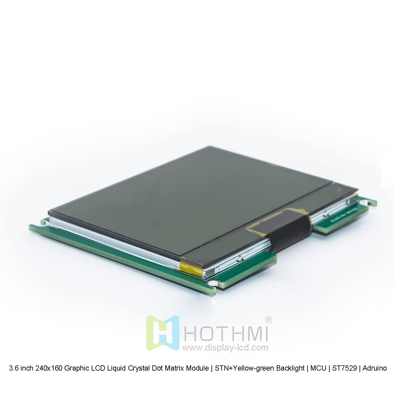 3.6 inch 240x160 Graphic LCD Liquid Crystal Dot Matrix Module | STN+Yellow-green Backlight | MCU | ST7529 | Arduino