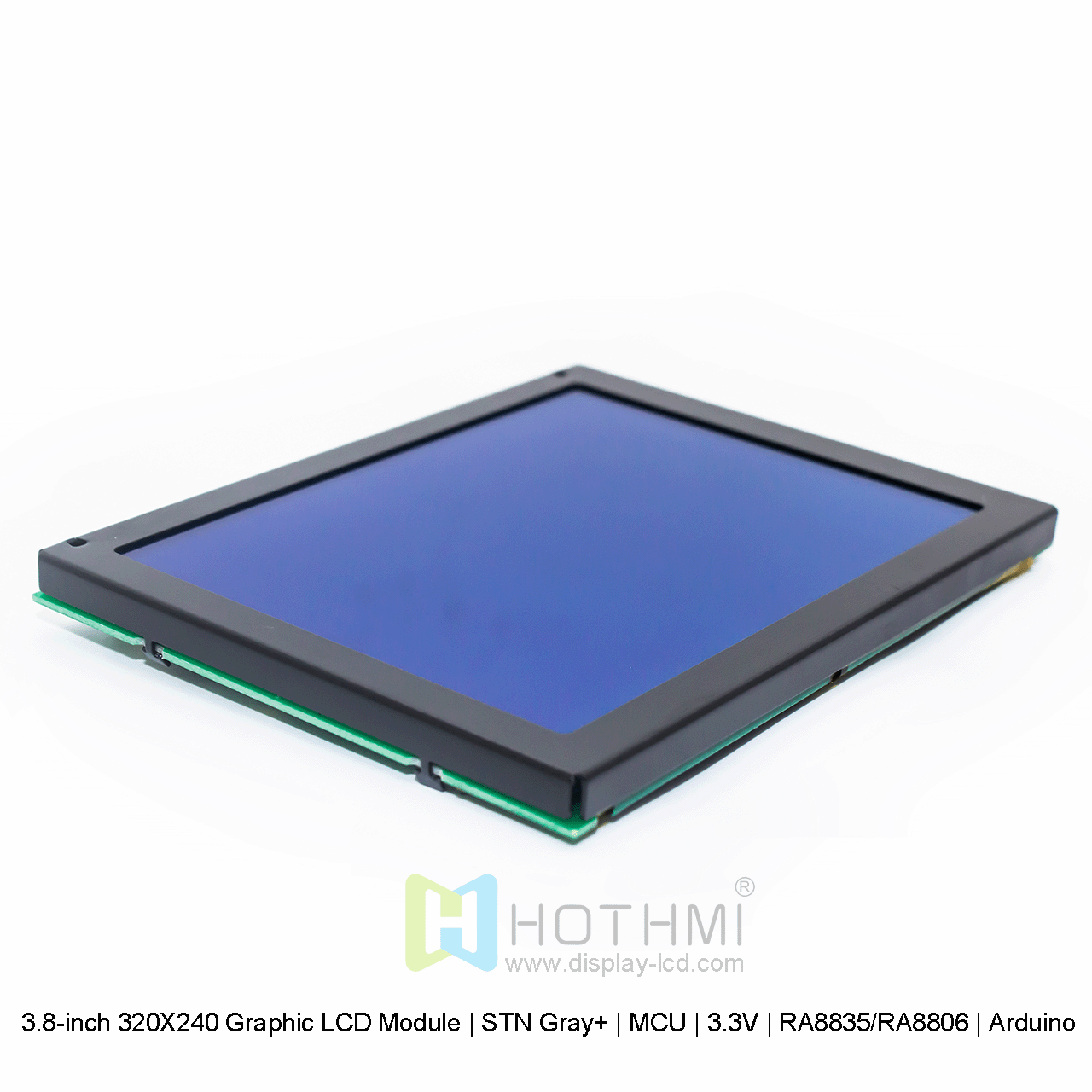 3.8-inch 320X240 Graphic LCD Module | STN Gray+ | MCU | 3.3V | RA8835/RA8806 | Arduino