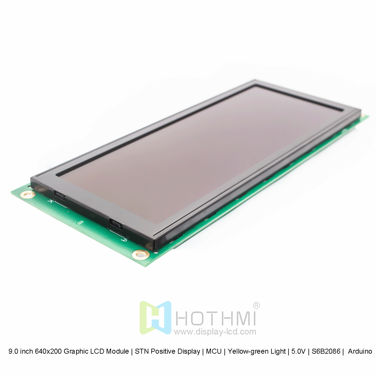 640x200 Graphic LCD Module | STN+Yellow-Green Backlight S6B2086