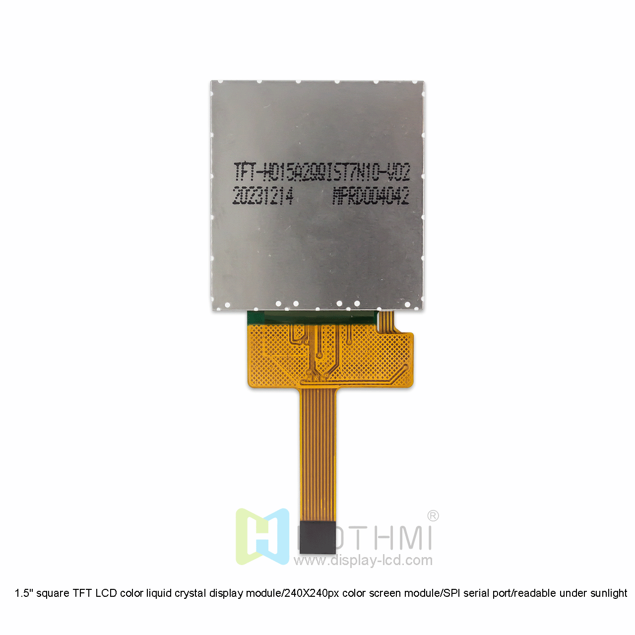 1.54" TFT LCD Display Module | 240X240 Square Panel For Wearable Devices