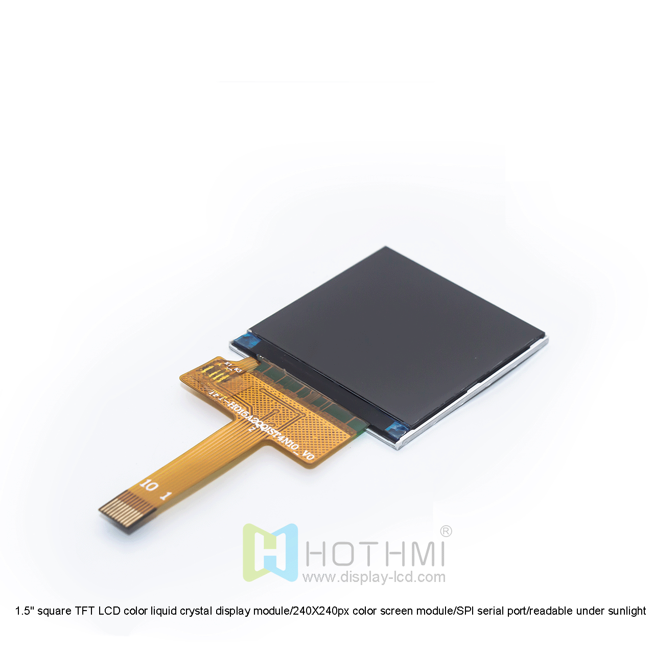 1.54" TFT LCD Display Module | 240X240 Square Panel For Wearable Devices