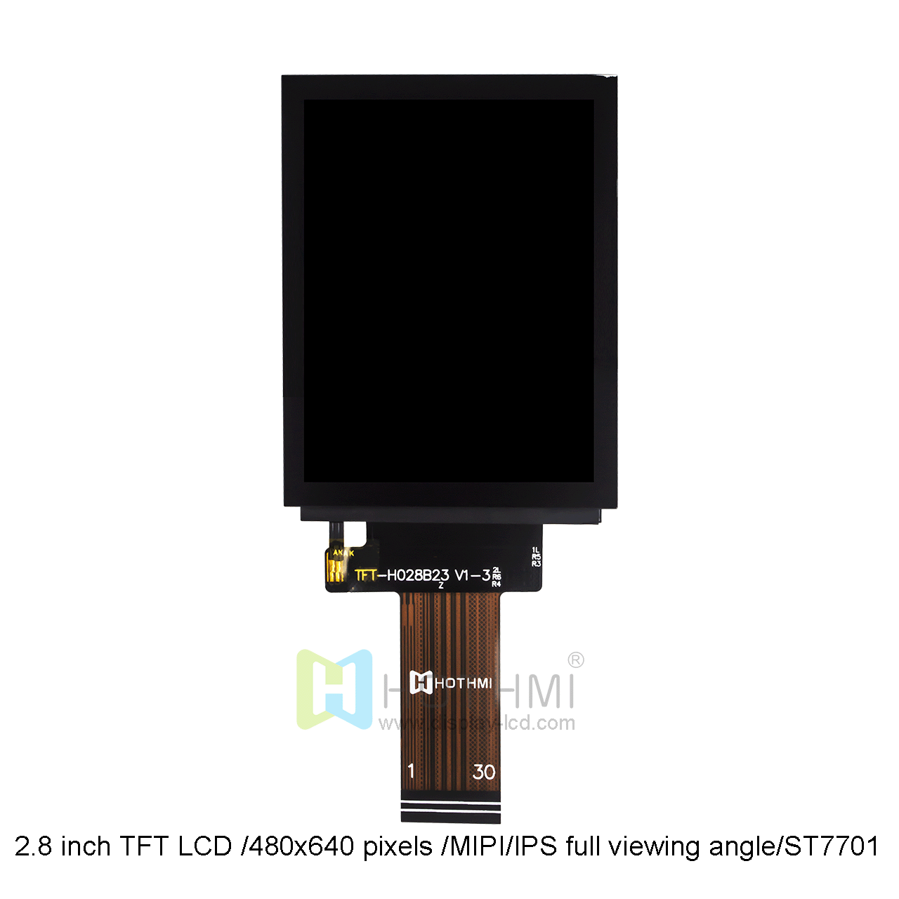 2.8 inch High Resolution TFT LCD | MIPI DSI Interface With ST7701