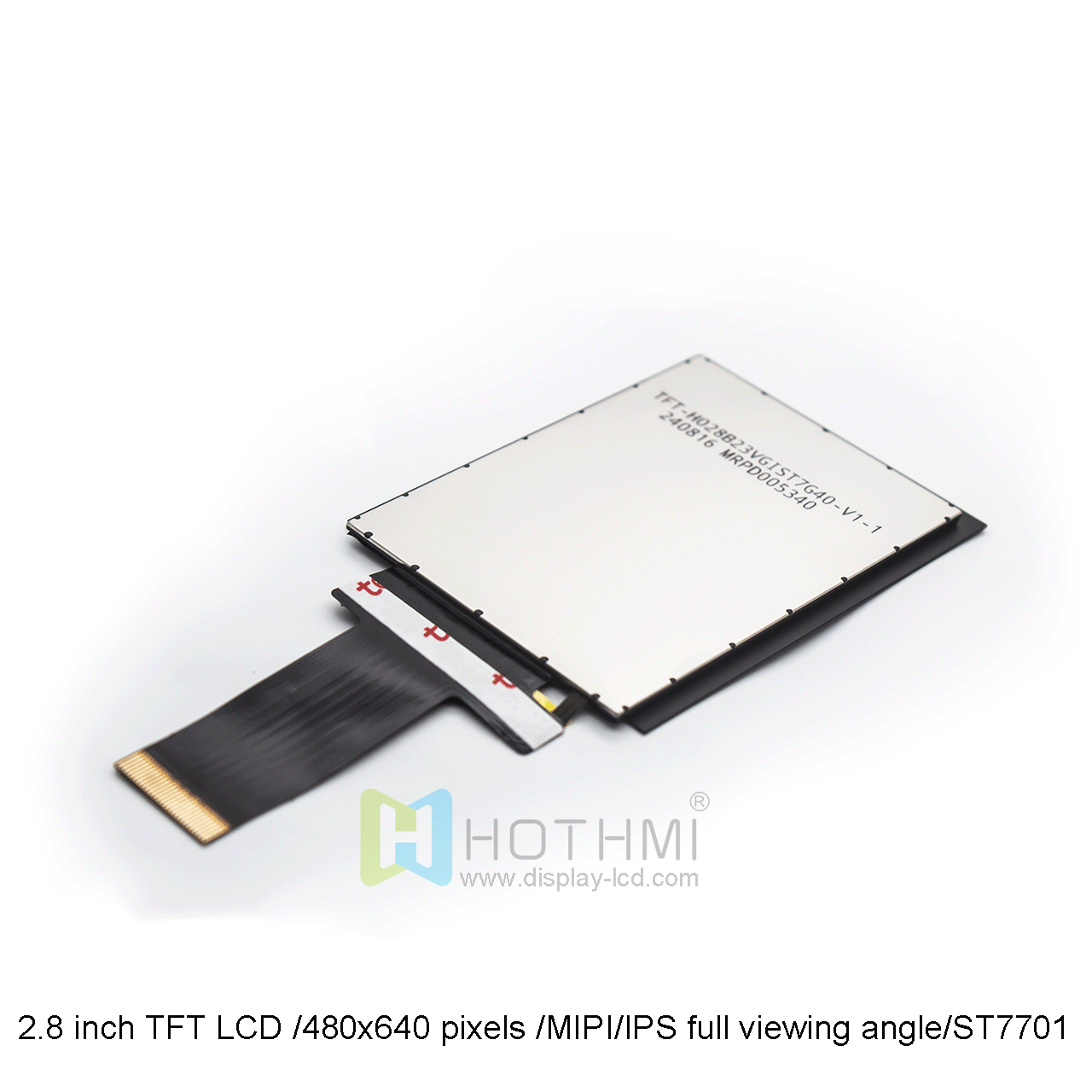 2.8 inch High Resolution TFT LCD | MIPI DSI Interface With ST7701