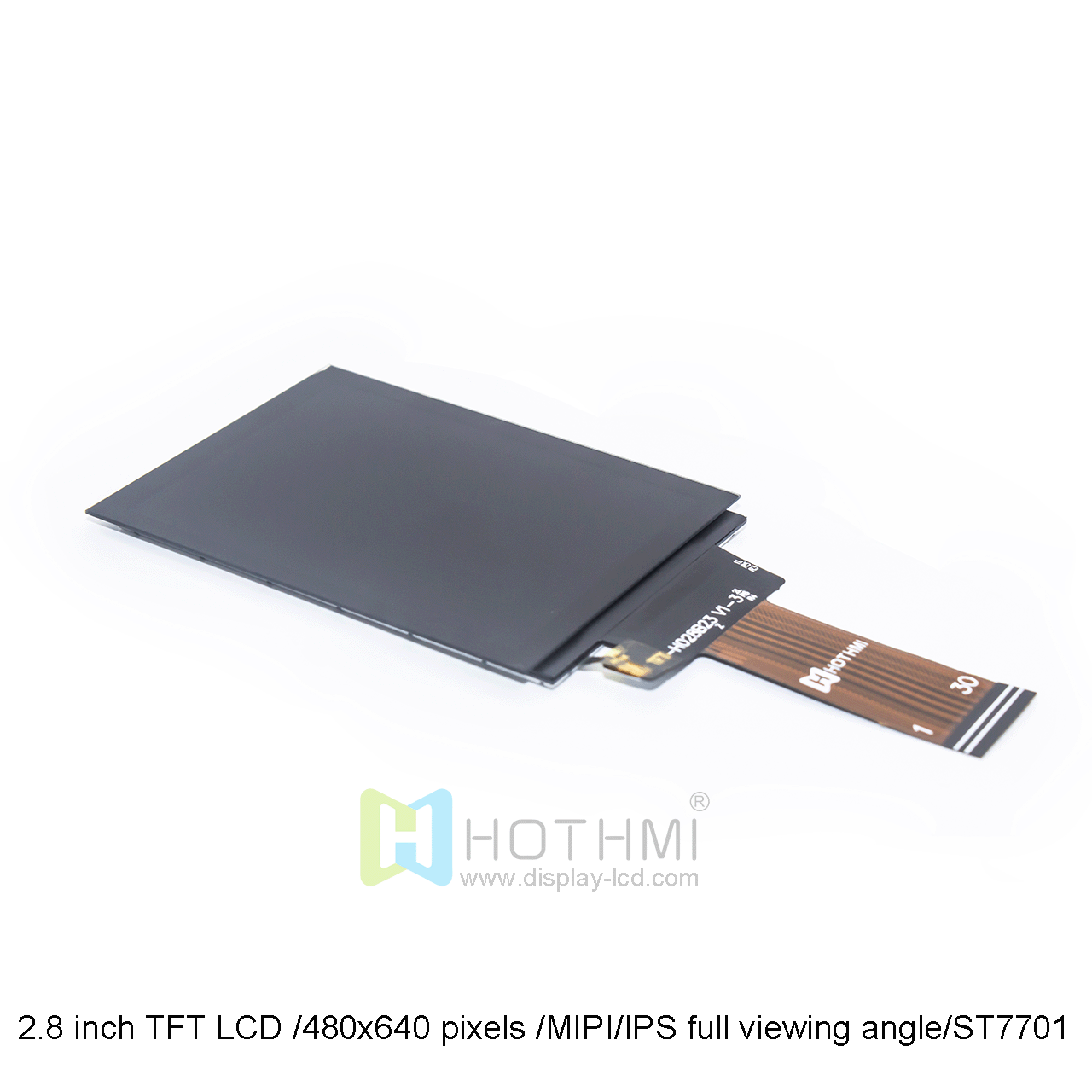 2.8 inch High Resolution TFT LCD | MIPI DSI Interface With ST7701