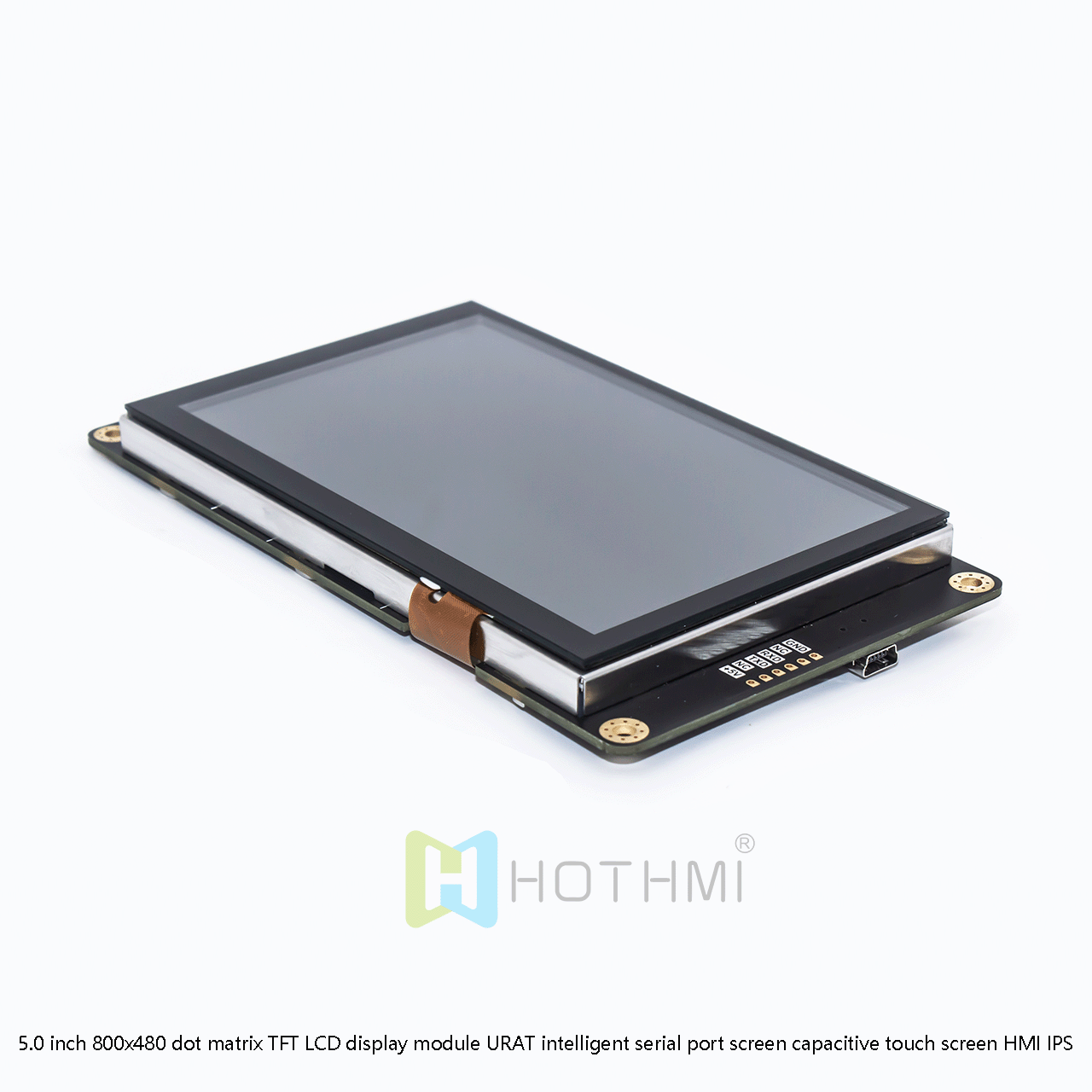 5" Capacitive Touchscreen TFT LCD Display Module | 800x480 UART Interface