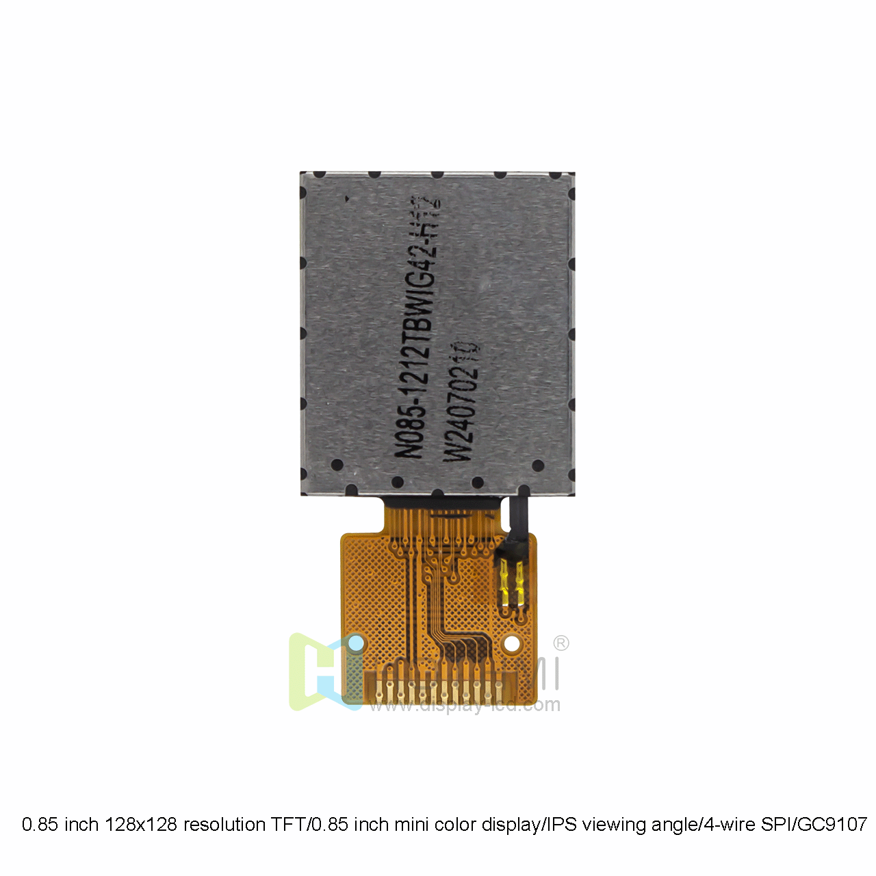 0.85 Inch TFT LCD Display | 128x128 SPI Interface With GC9107