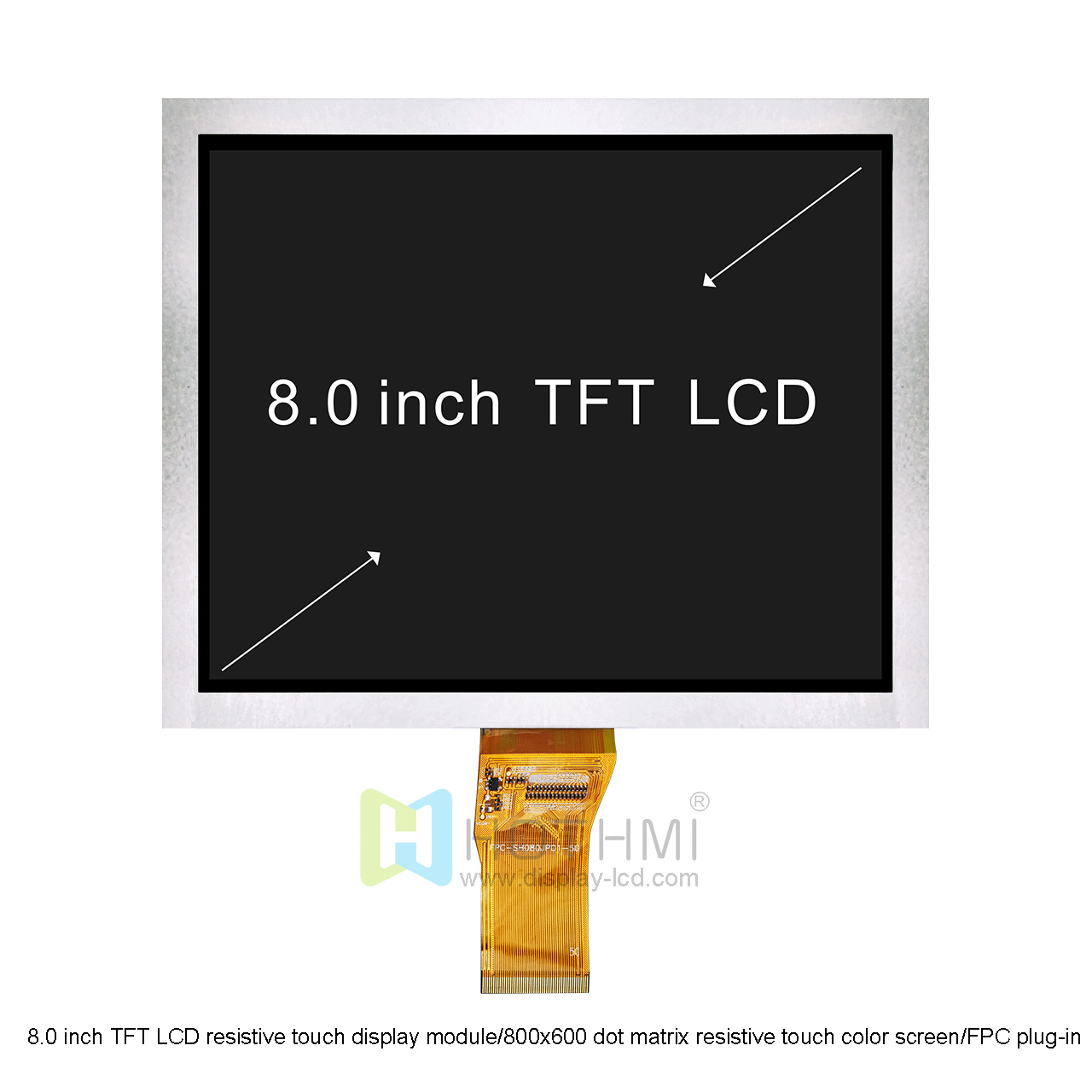 8 Inch TFT LCD Display | 800x600 Resolution With RGB Interface