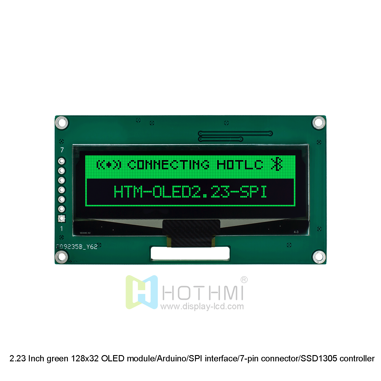2.23 Inch OLED module/Arduino/SPI interface/7-pin connector/SSD1305