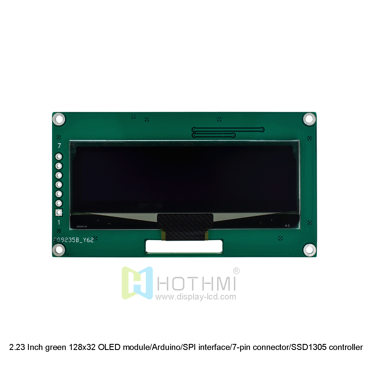 2.23 Inch OLED module/Arduino/SPI interface/7-pin connector/SSD1305