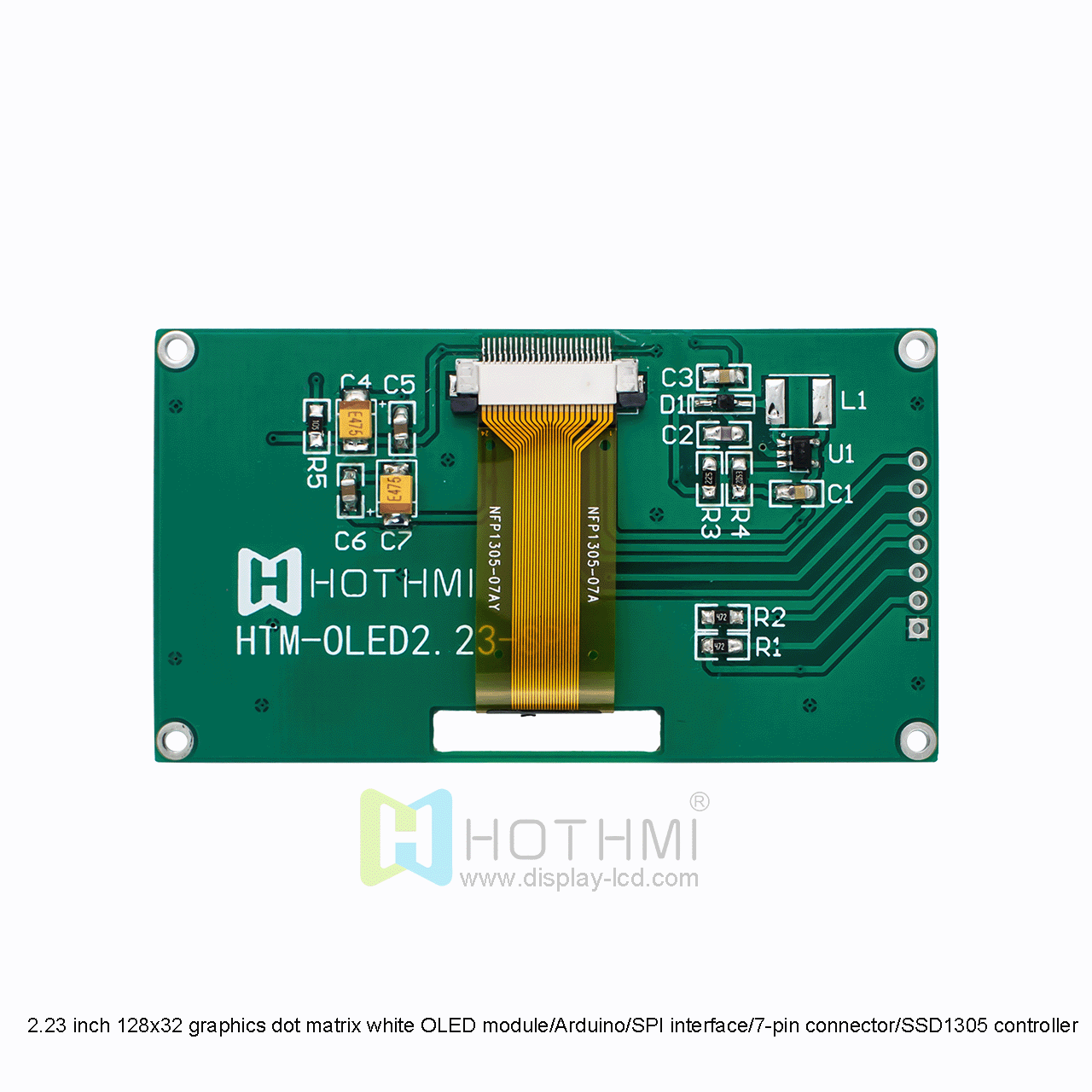 2.23 inch graphic dot matrix OLED/Arduino/SPI/interface SSD1305