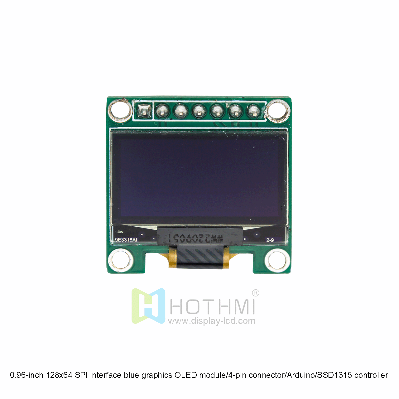0.96 INCH SPI interface graphics OLED module/4-pin connector/Arduino/SSD1315
