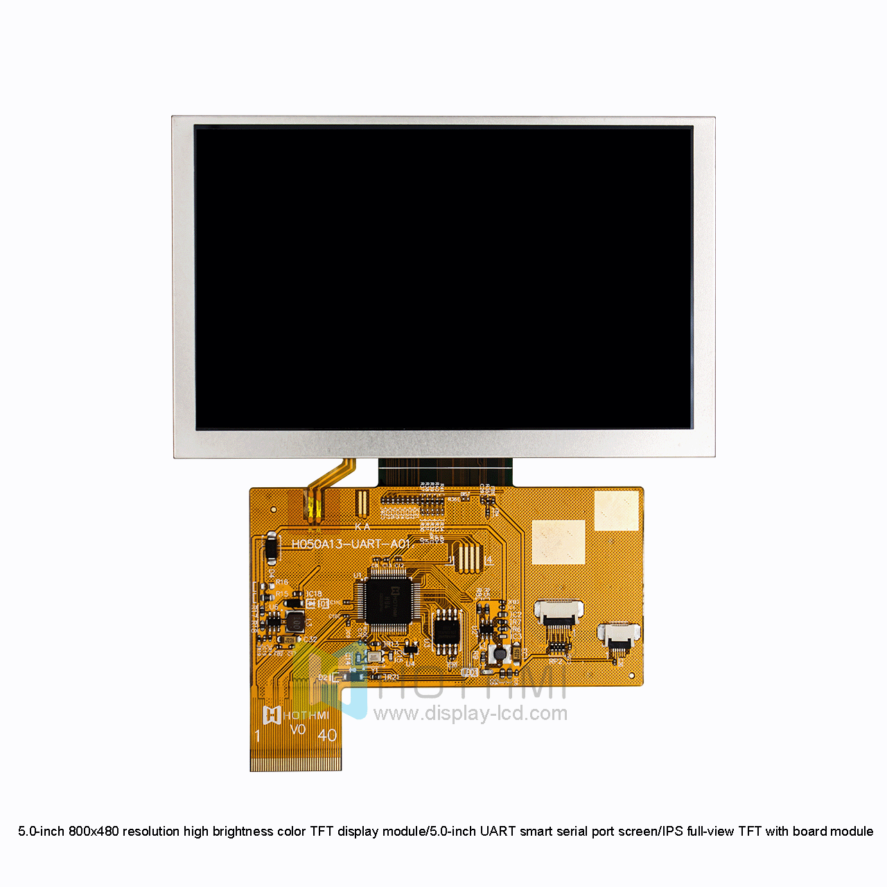5.0 Inch TFT LCD Display | 800x480 Resolution With High brightness 