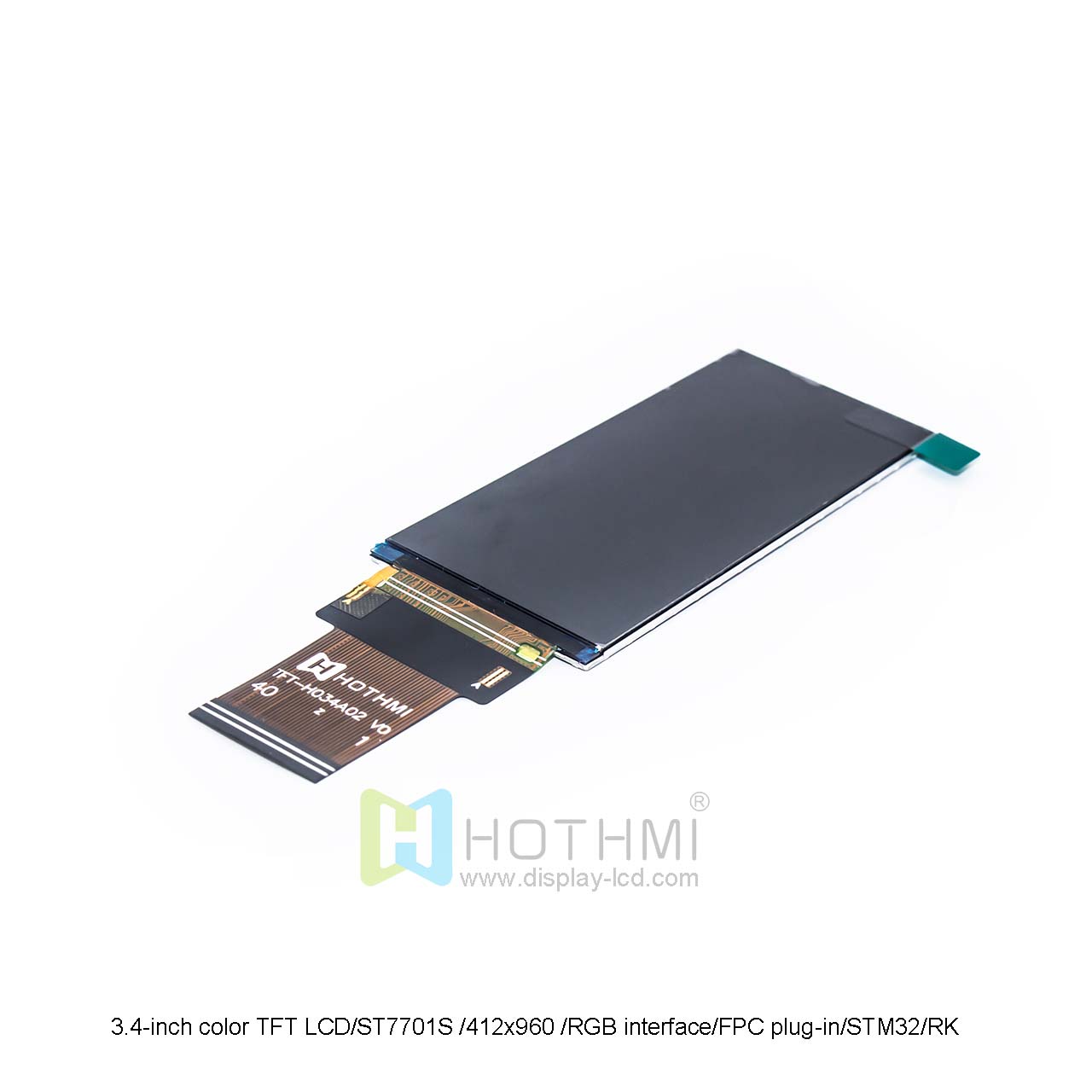 3.4 Inch TFT LCD | 412x960 RGB interface With ST7701S controller