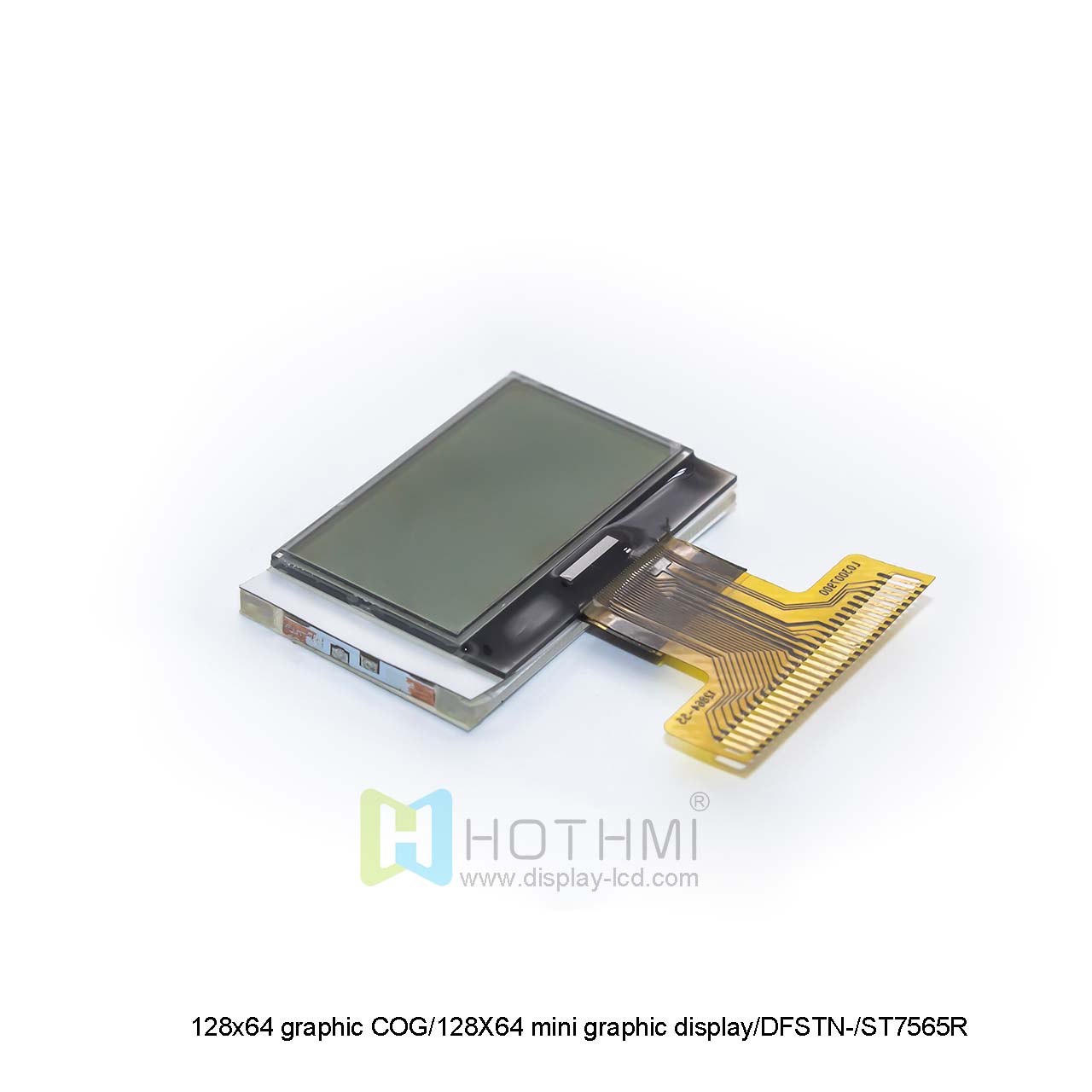 1.1 inch black background white text COG LCD/128x64 graphic COG/12864 mini graphic display/DFSTN-/ST7565R controller/Arduino