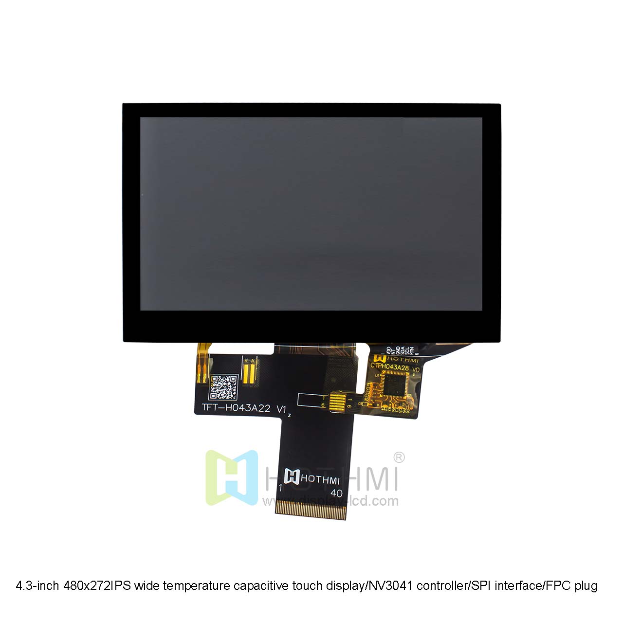 4.3 Inch Capacitive Touch Display | 480x272 IPS LCD For Arduino