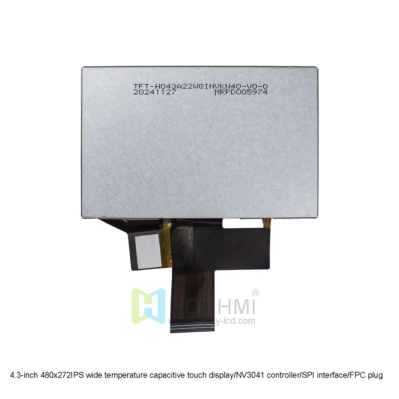 4.3 Inch Capacitive Touch Display | 480x272 IPS LCD For Arduino